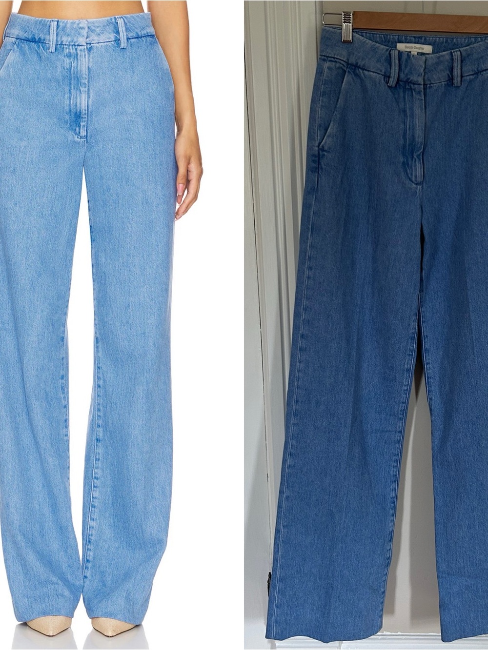 NWOT Favorite Daughter fiona trouser wide leg jean